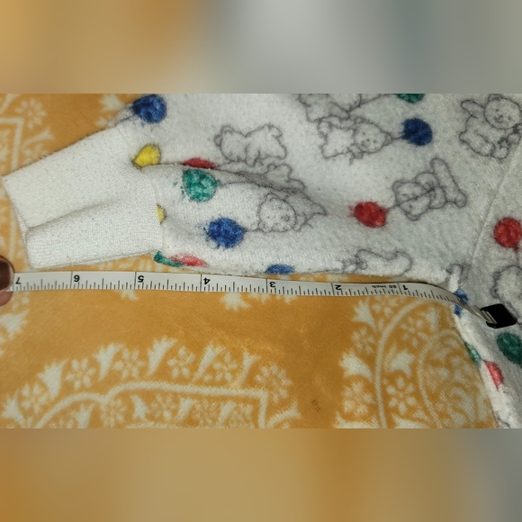 Vintage Carter's Baby Fleece Sleep Bag Sack Wearable Blanket One Size Bears - Picture 8 of 14